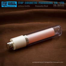 Cuidados de pele loção de ZB-RC15 15ml/soro redondo garrafa promocional sem ar giratório de camadas duplas